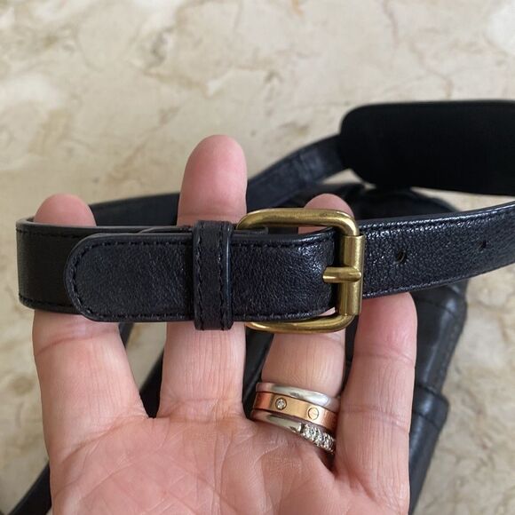 Kooba Leather Convertible Baguette Clutch Shoulder Bag - Picture 7 of 14